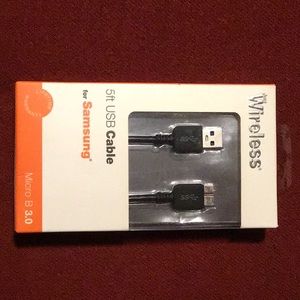 USB Cable 5ft. For Samsung